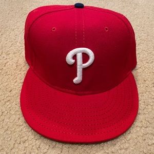 New Era MLB Fitted Philadelphia Phillies Hat - 7 3/8